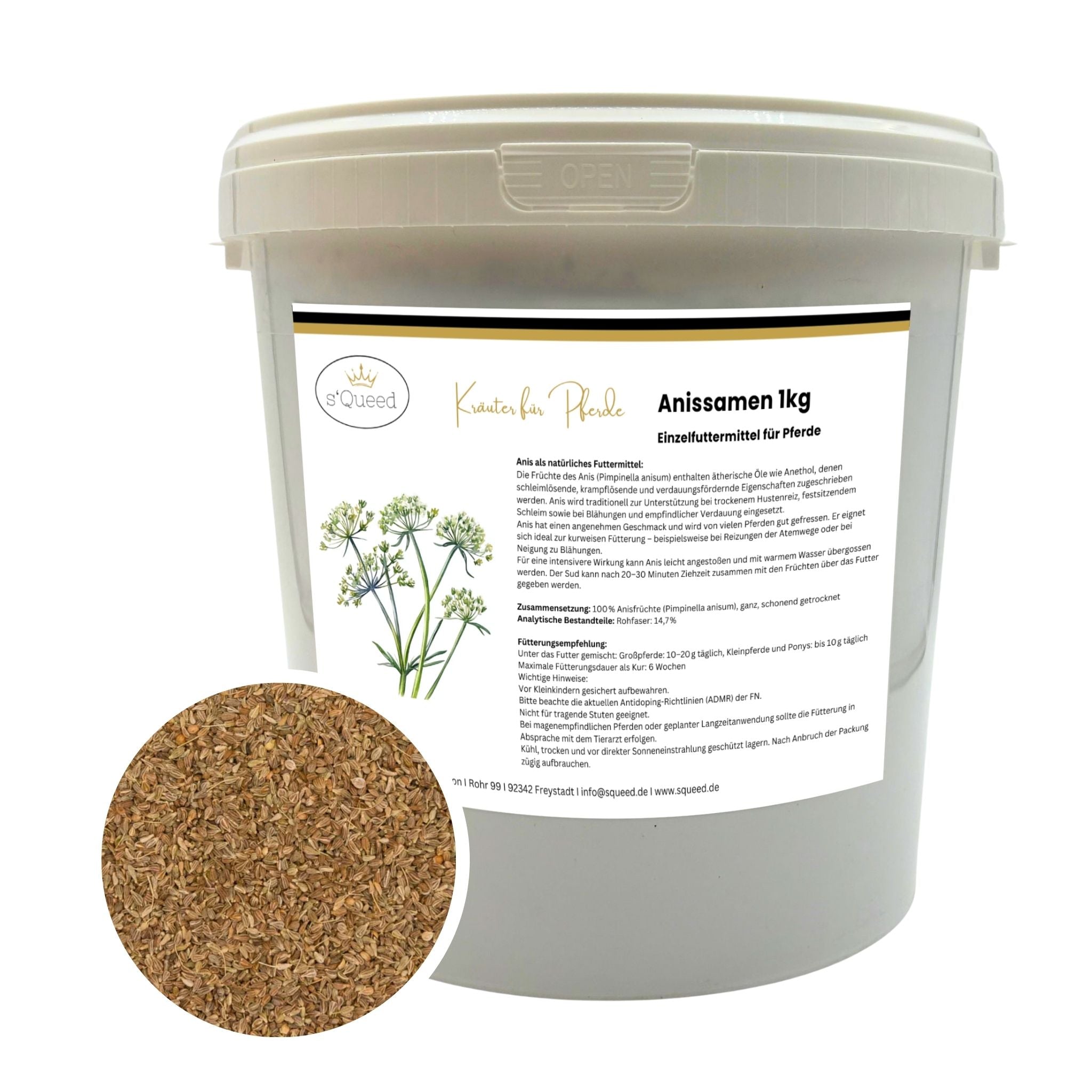 Anis Pferd Hustenkräuter für Pferde Magenkräuter Pferd