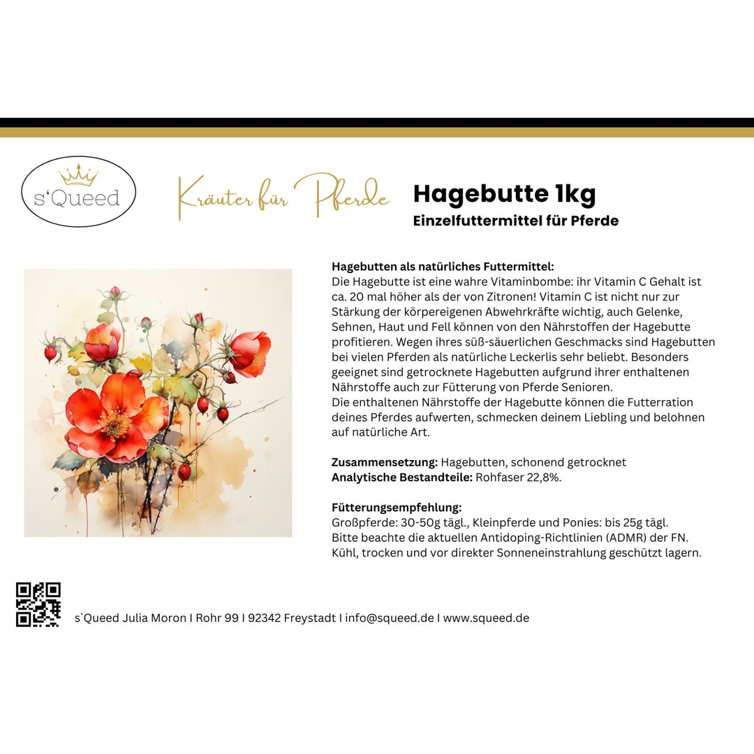 Hagebutte Pferd - Immunsystem stärken Pferd