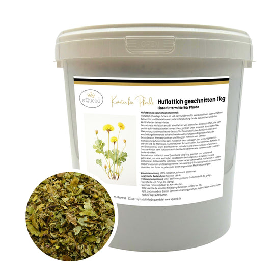 Huflattich für Pferde - Hustenkräuter für Pferde - Schleimlöser Pferd