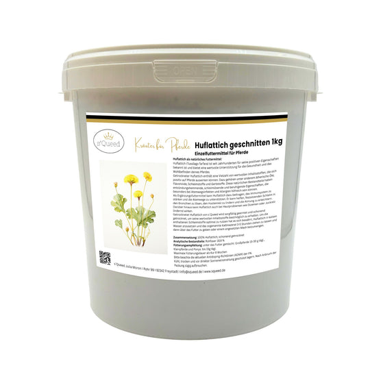 Huflattich für Pferde - Hustenkräuter für Pferde - Schleimlöser Pferd