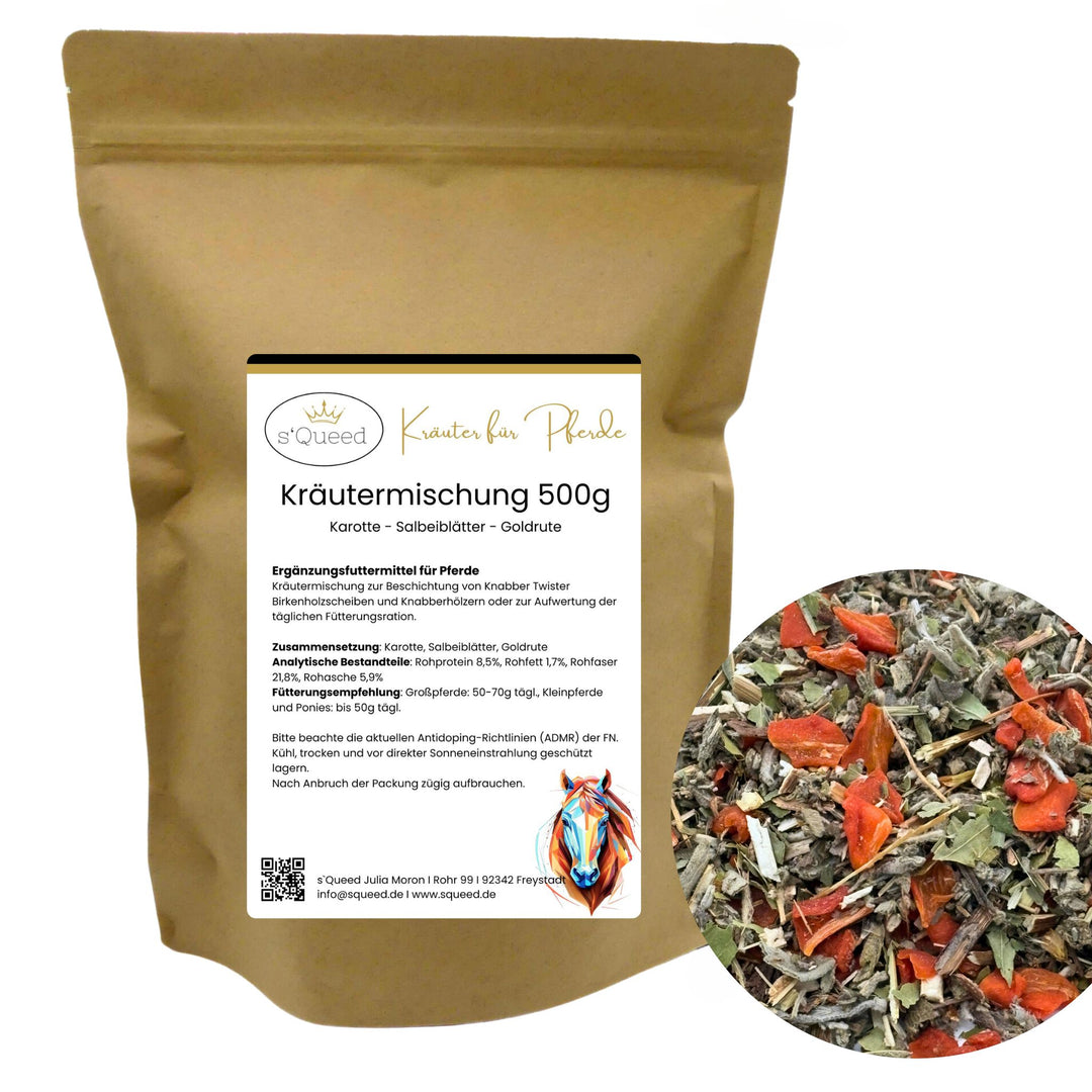 Kräutermischung 500g zur DIY Beschichtung von Knabber Twister Scheiben und Knabberhölzern