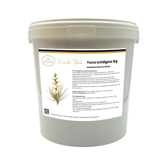Yucca schidigera Pferd - Pulver für Gelenke, Verdauung und Stoffwechsel
