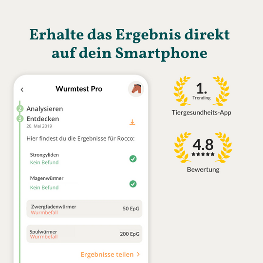 Wurmtest Pro Pferd