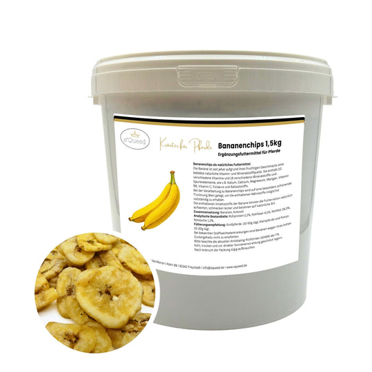 Bananen Chips Pferd 1,5kg