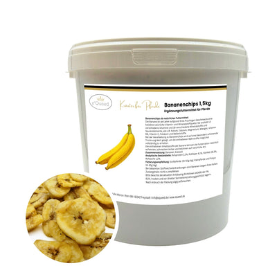 Bananen Chips Pferd 1,5kg