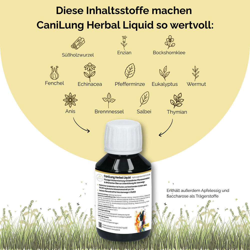 Hustensaft Hund, Schleimlöser Hund