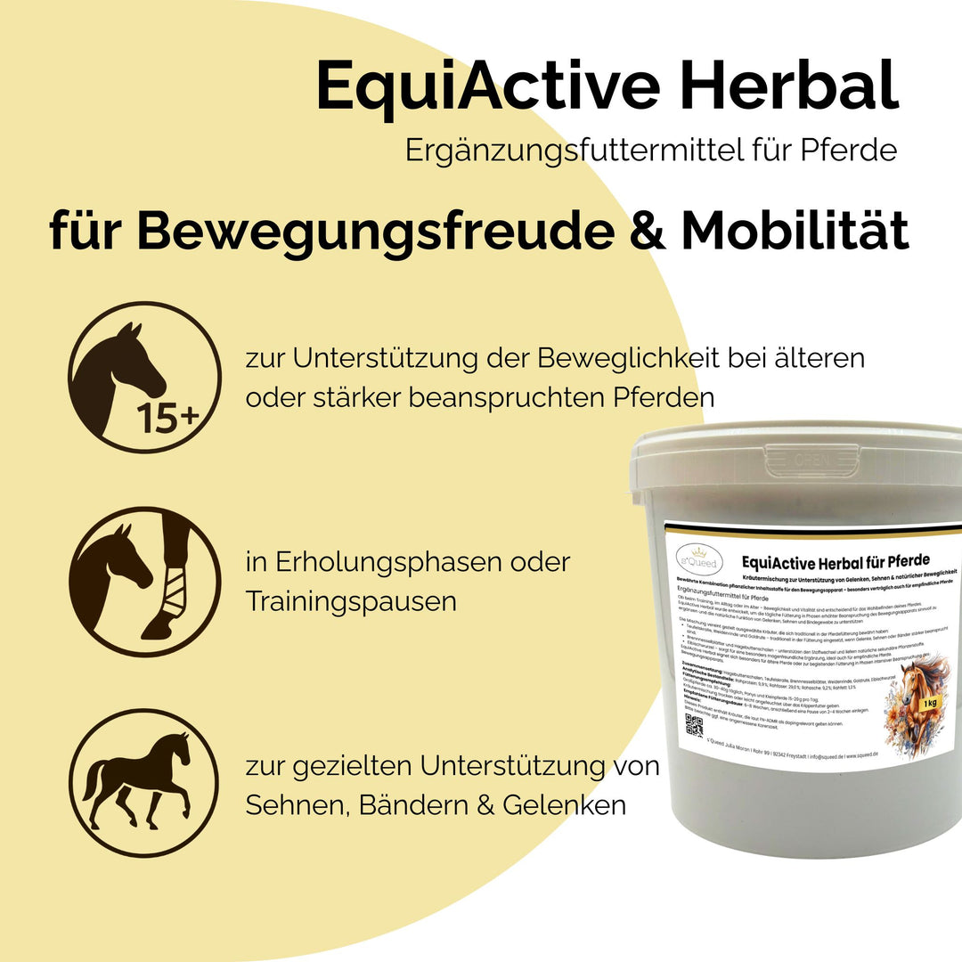 EquiActive Herbal – Kräutermischung zur Unterstützung von Beweglichkeit & Vitalität beim Pferd