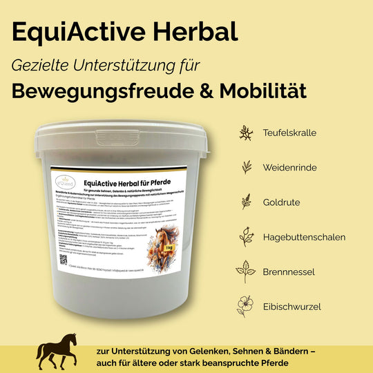 EquiActive Herbal – Kräutermischung zur Unterstützung von Beweglichkeit & Vitalität beim Pferd