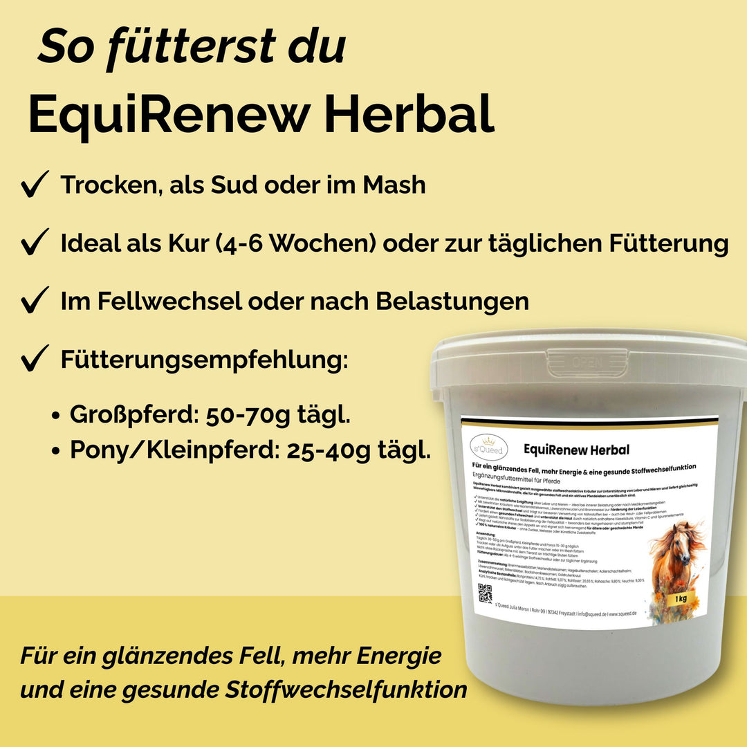 EquiActive Herbal – Kräutermischung zur Unterstützung von Beweglichkeit & Vitalität beim Pferd