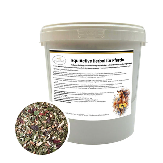 EquiActive Herbal 1kg – Kräutermischung zur Unterstützung von Beweglichkeit & Vitalität beim Pferd
