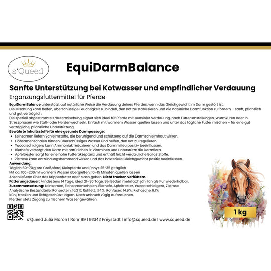 Zusatzfutter bei Kotwasser Pferd und Durchfall Pferd