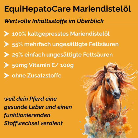 Mariendistelöl Pferd