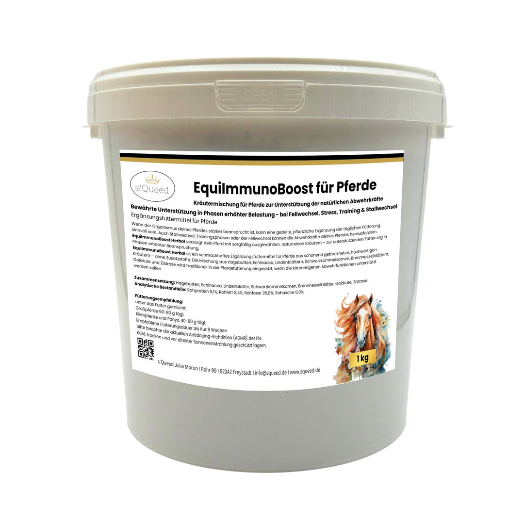 EquiImmunoBoost Herbal 1kg – Unterstützung der Abwehrkräfte