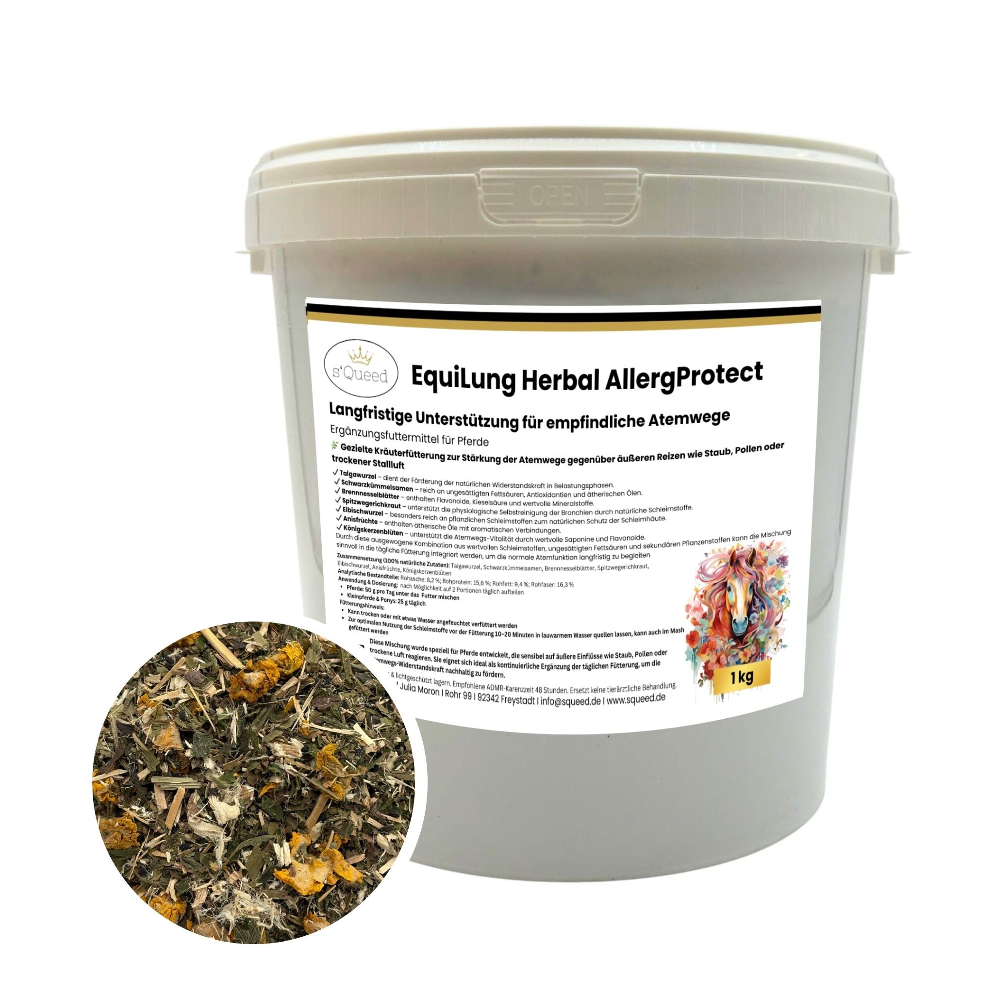 Hustenkräuter für Pferde