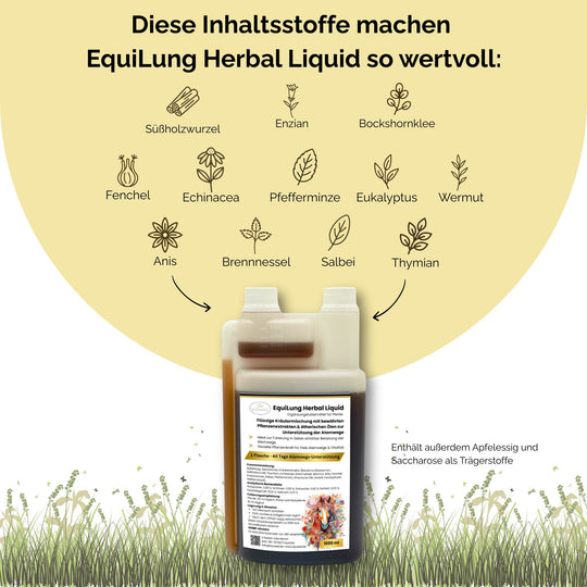 Hustenkräuter für Pferde, Hustensaft Pferd