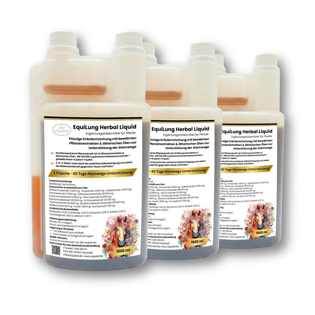 Hustenkräuter für Pferde