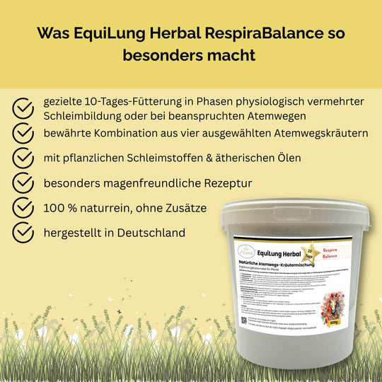 Hustenkräuter für Pferde