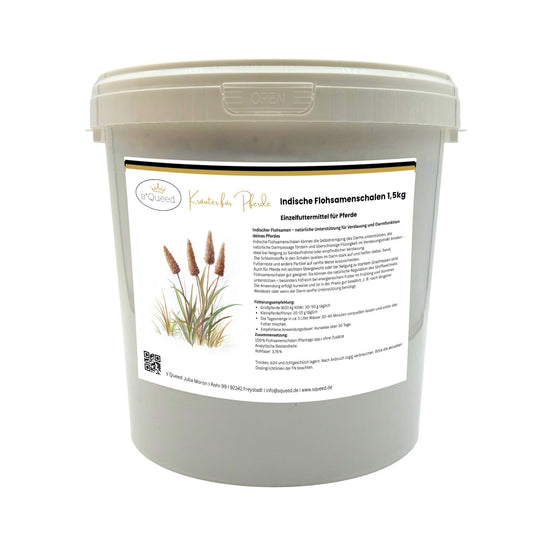 Flohsamenschalen Pferd 1,5 kg - bei Kotwasser und empfindlicher Verdauung