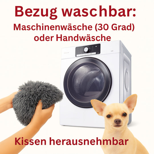Hundebett mit hohem Rand I Hundebett waschbar I Hundebett Auto I Hundebett für Kofferraum I Hundebett Auto Rücksitz I Hundebett wasserdicht & schmutzabweisend