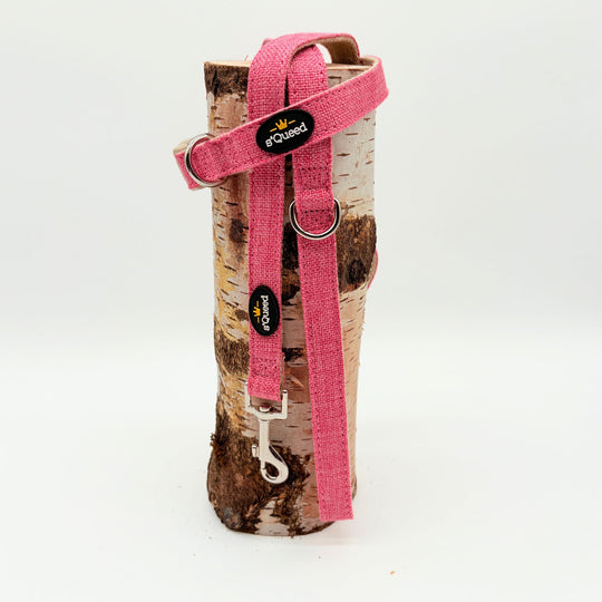 Hundehalsband-Set "Hempy" - Halsband + Leine + gravierte Hundemarke