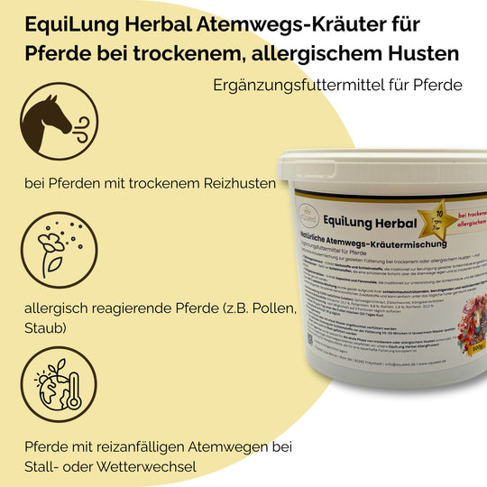 Hustenkräuter für Pferde