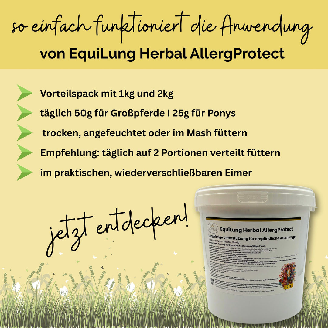 Hustenkräuter für Pferde