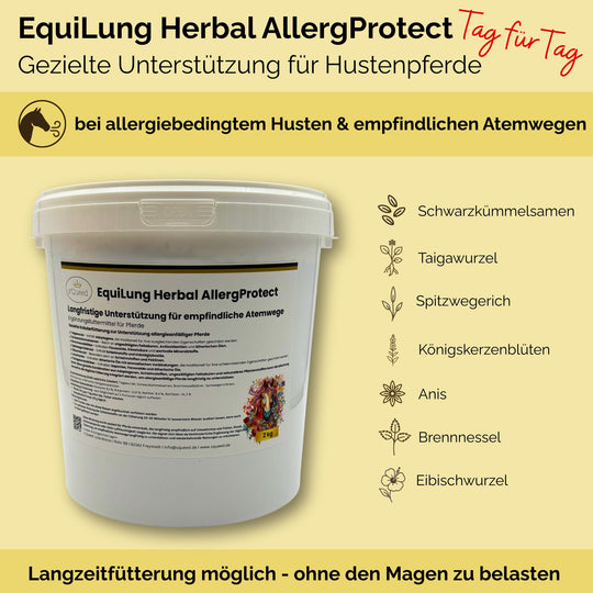 Hustenkräuter für Pferde