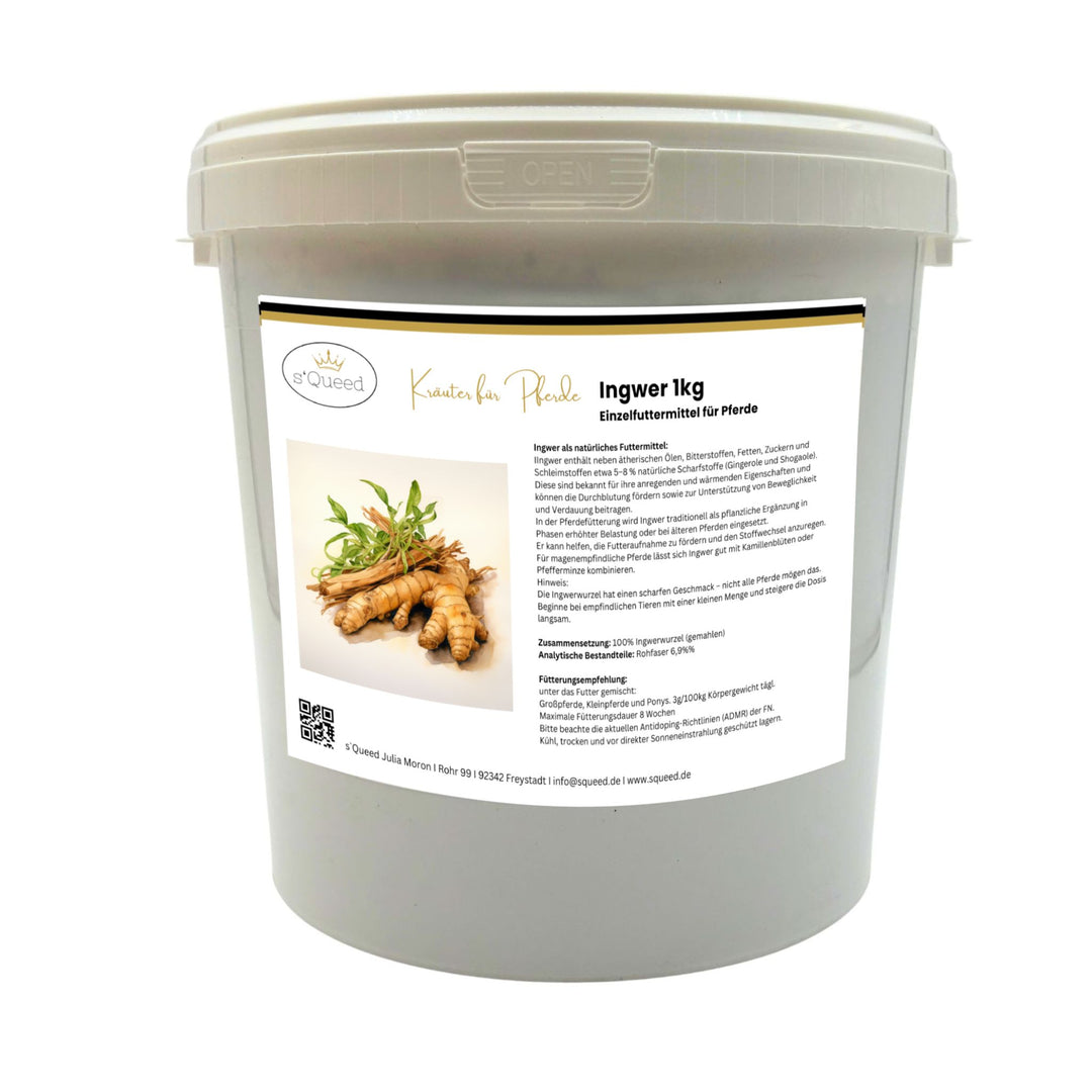 Ingwer Pferd Pulver 1kg