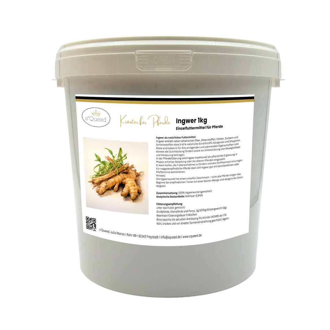 Ingwer Pferd Pulver 1kg