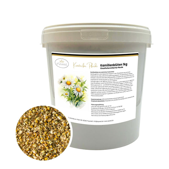 Kamille Pferd 1kg ganze Blüte