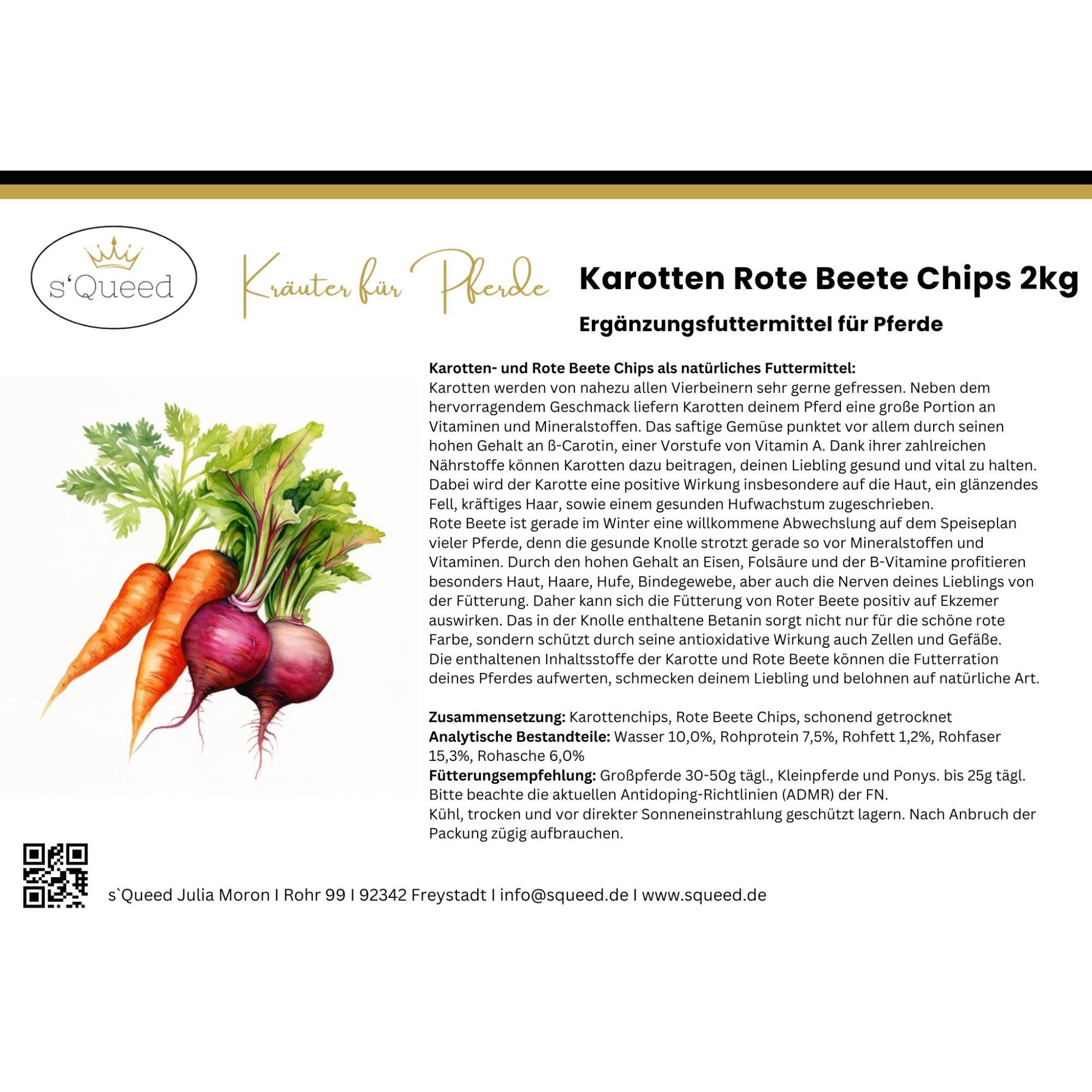 Karottenchips Für Pferde – 1000 G, Ohne Zusätze, Schonend Getrocknet, Als Leckerli Oder Futterzugabe
