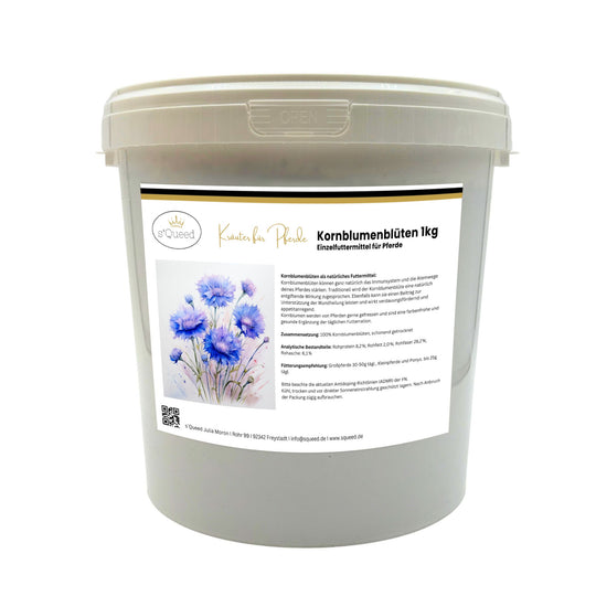 Kornblume Pferd ganze Blüte für Immunsystem und Verdauung