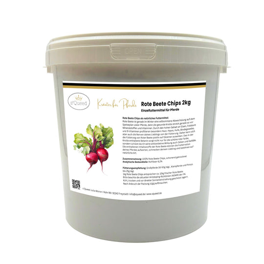 Rote Beete Chips Pferd, getrocknete Rote Beete für Pferde