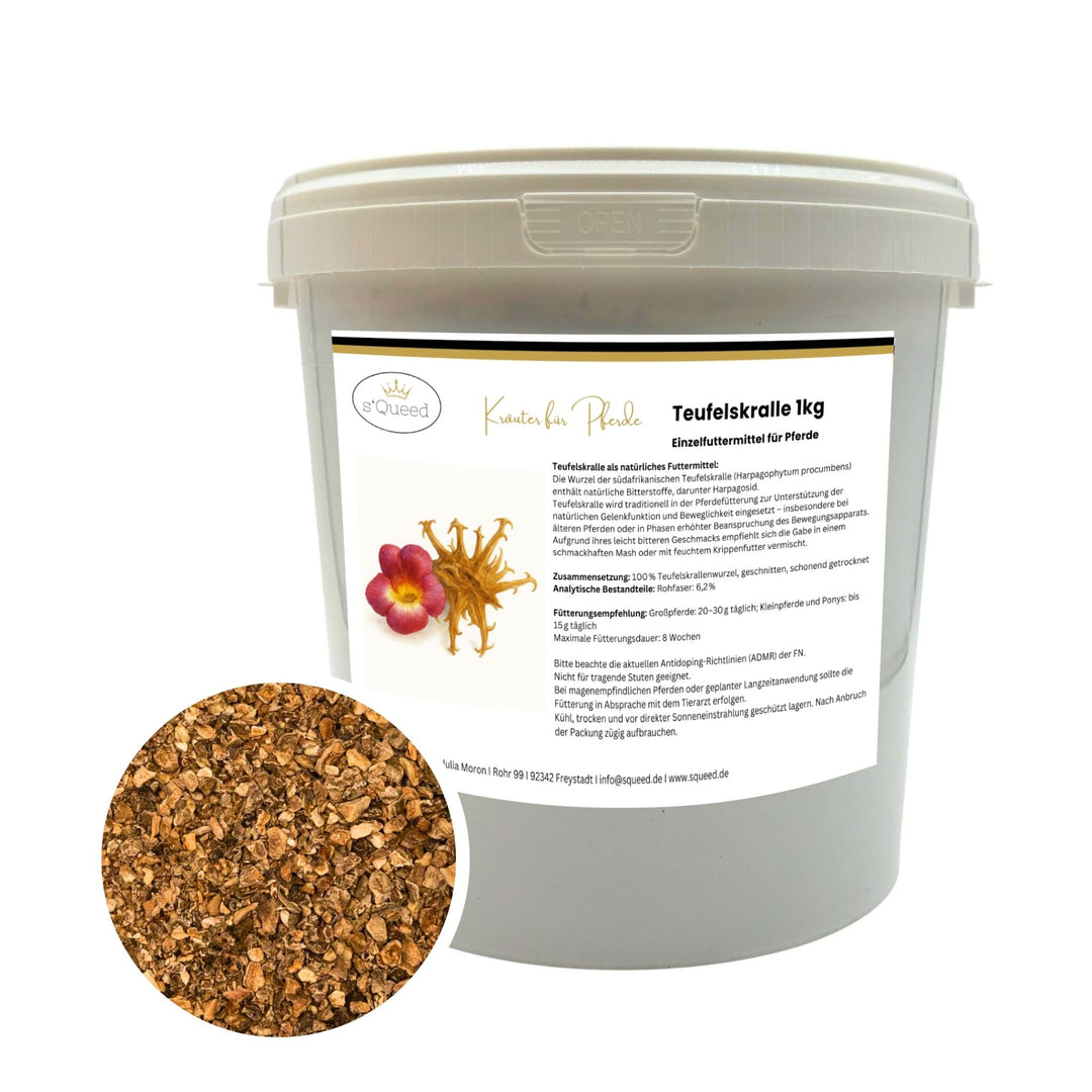 Teufelskralle Pferd geschnitten 1kg
