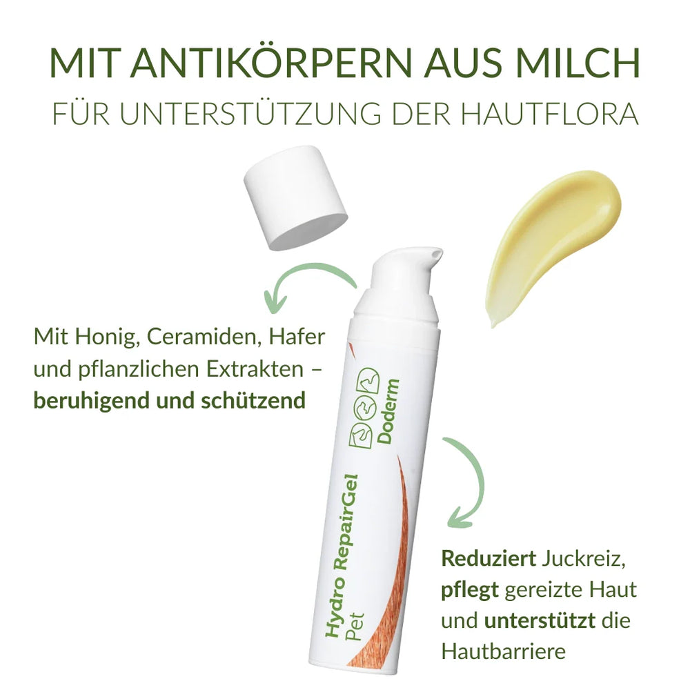 Doderm RepairGel für Hund & Katze - Hilft bei juckender Haut