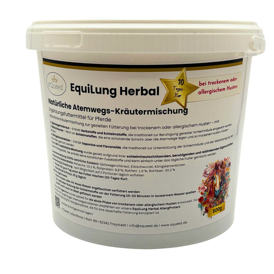EquiLung Herbal Atemwegs-Kräuter für Pferde – bei trockenem oder allergischem Husten