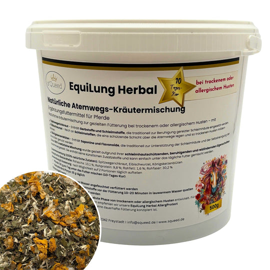 EquiLung Herbal Atemwegs-Kräuter für Pferde – bei trockenem oder allergischem Husten